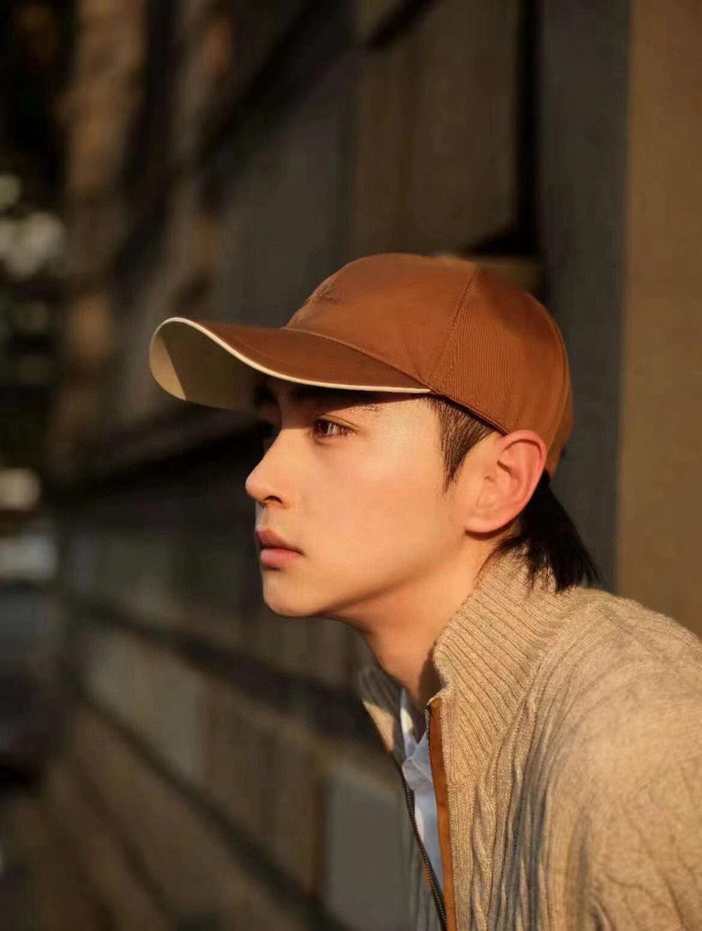 Loro Piana Men's Solid Color Letter Logo Embroidery Cotton Couple Style Duck Cap Hats #71494