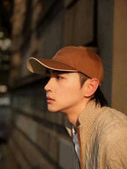 Loro Piana Men's Solid Color Letter Logo Embroidery Cotton Couple Style Duck Cap Hats #71494