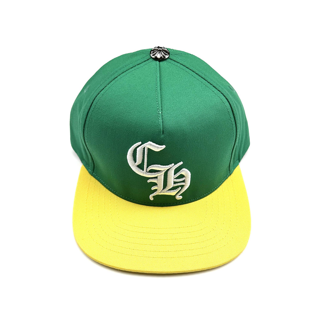 Chrome Hearts Men's Cross Leather-covered Embroidered Letter Print Trendy Baseball Cap Hat #77444