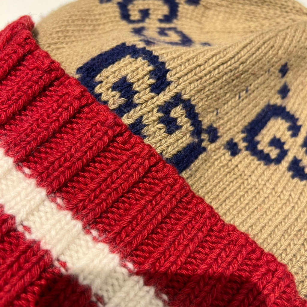 Gucci Multicolor Wool Cotton Hat #6695