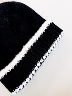 Chanel CC Colorblock Knitted Rib Cold Hat #390620