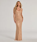 Aurelia Low Back Rhinestone Bodycon Formal Dress
