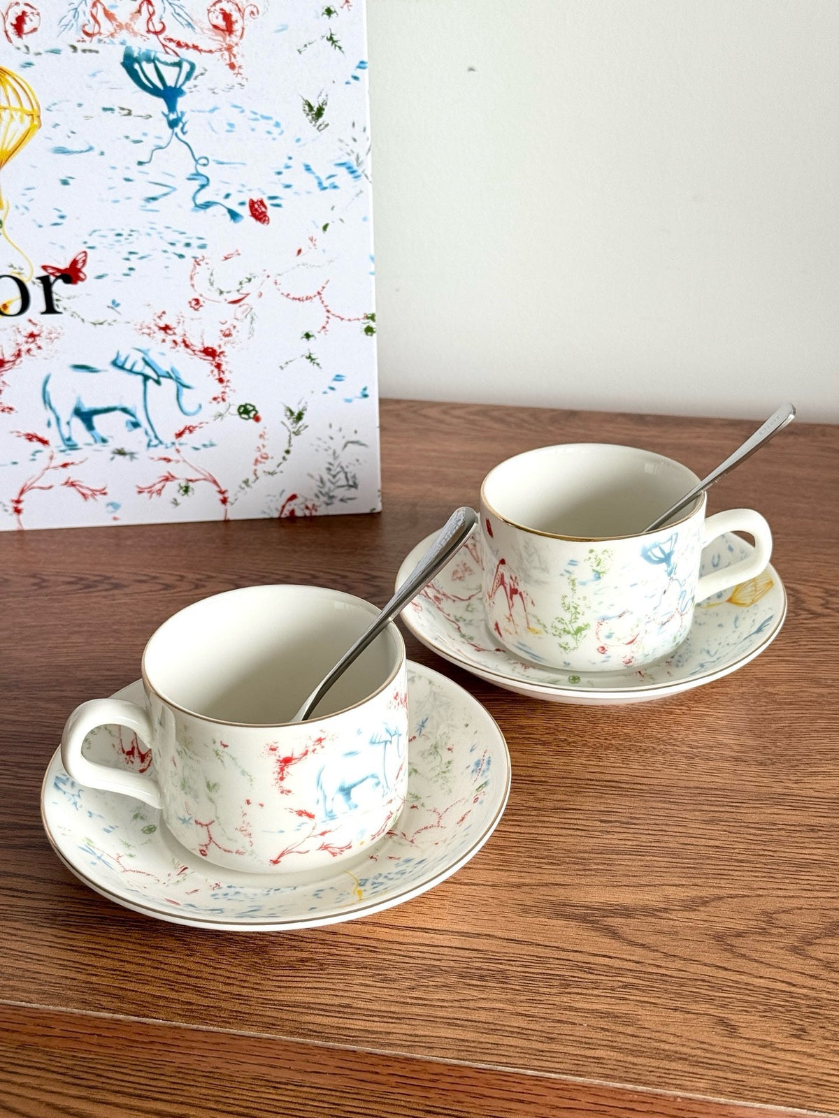 Maison Cabinet de Curiosités Porcelain Coffee Cup & Saucer Set