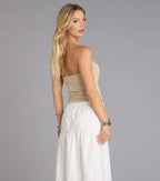 Chic Twist Halter Crop Top