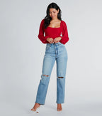 Elevated Basic Ruched Mesh Bodysuit