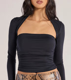 Effortlessly Chic Long Sleeve Ruched Top