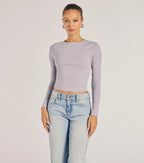 Elevated Staple Open Back Long Sleeve Top