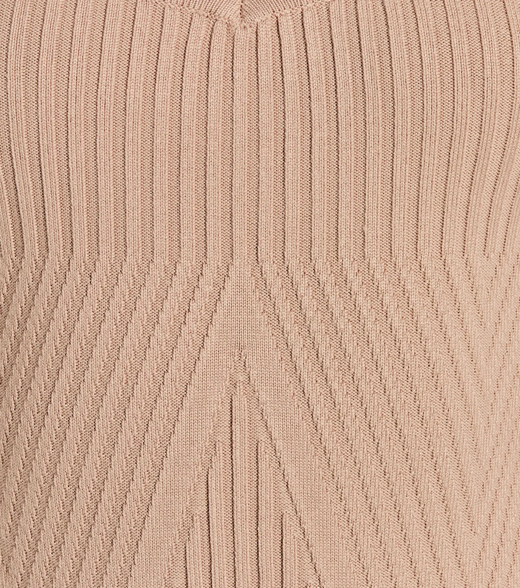 Up A Notch Sleeveless V-Neck Knit Bodysuit