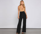 So Posh High Waist Flared Pants