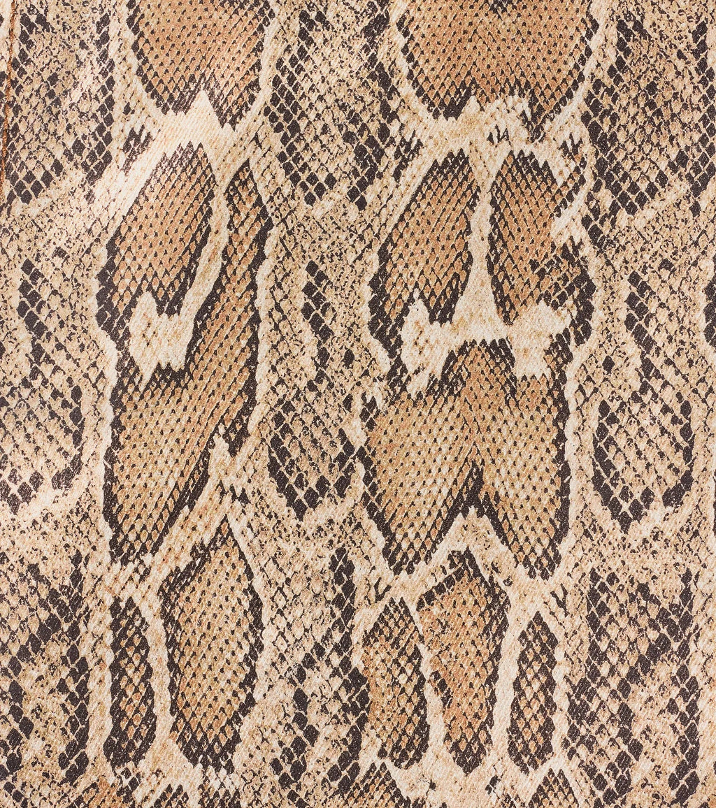 Bold Impression Snake Print Wrap Skort