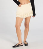 Trendy Cutie Pleated A-Line Mini Skort