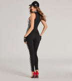 Nitro Speedster Sleeveless Checkered Jumpsuit