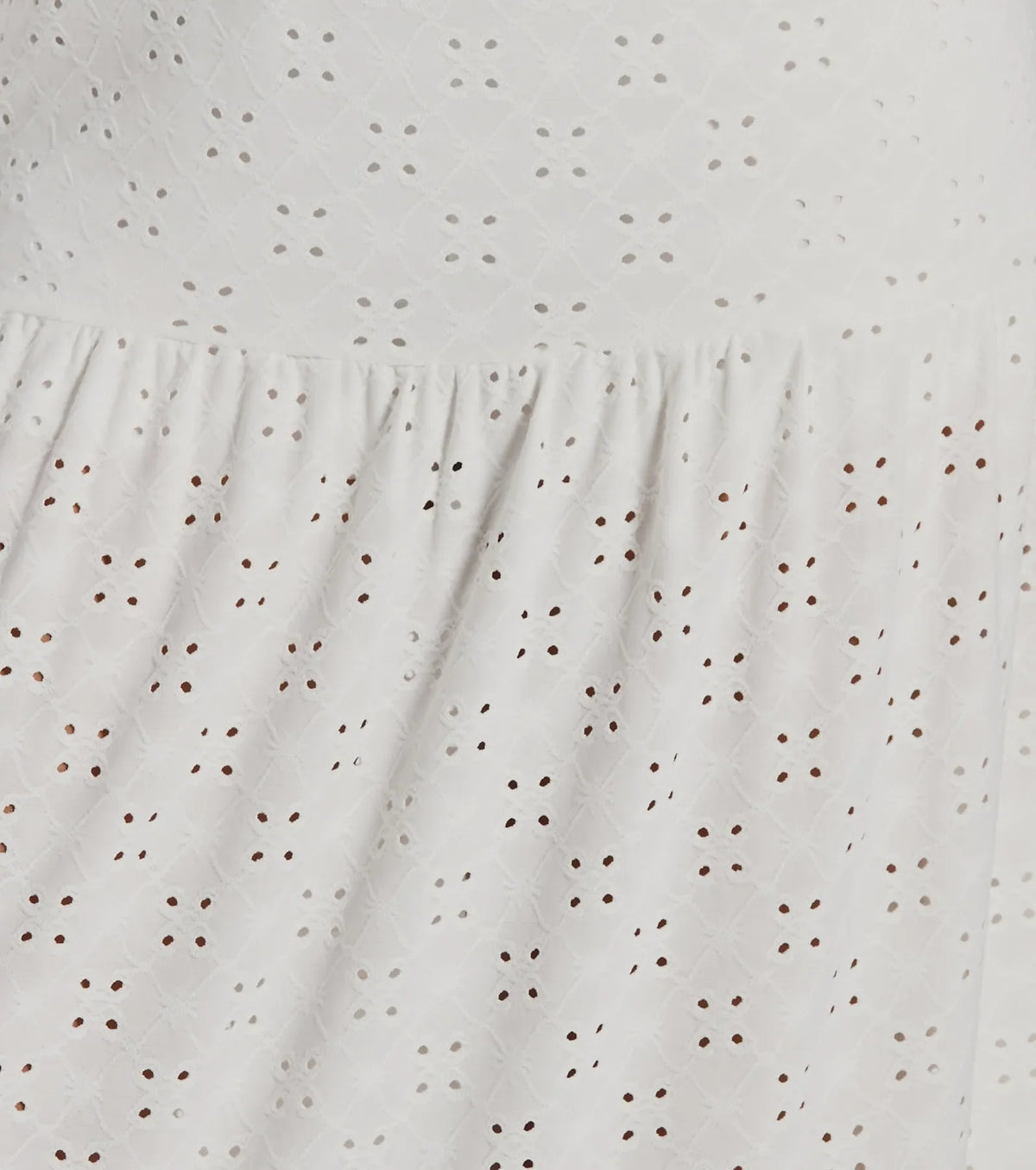 Vibe Of Summer High Rise Eyelet Maxi Skirt