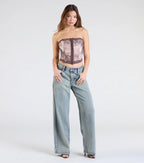 Fresh Take Mid-Rise Baggy Denim Jeans