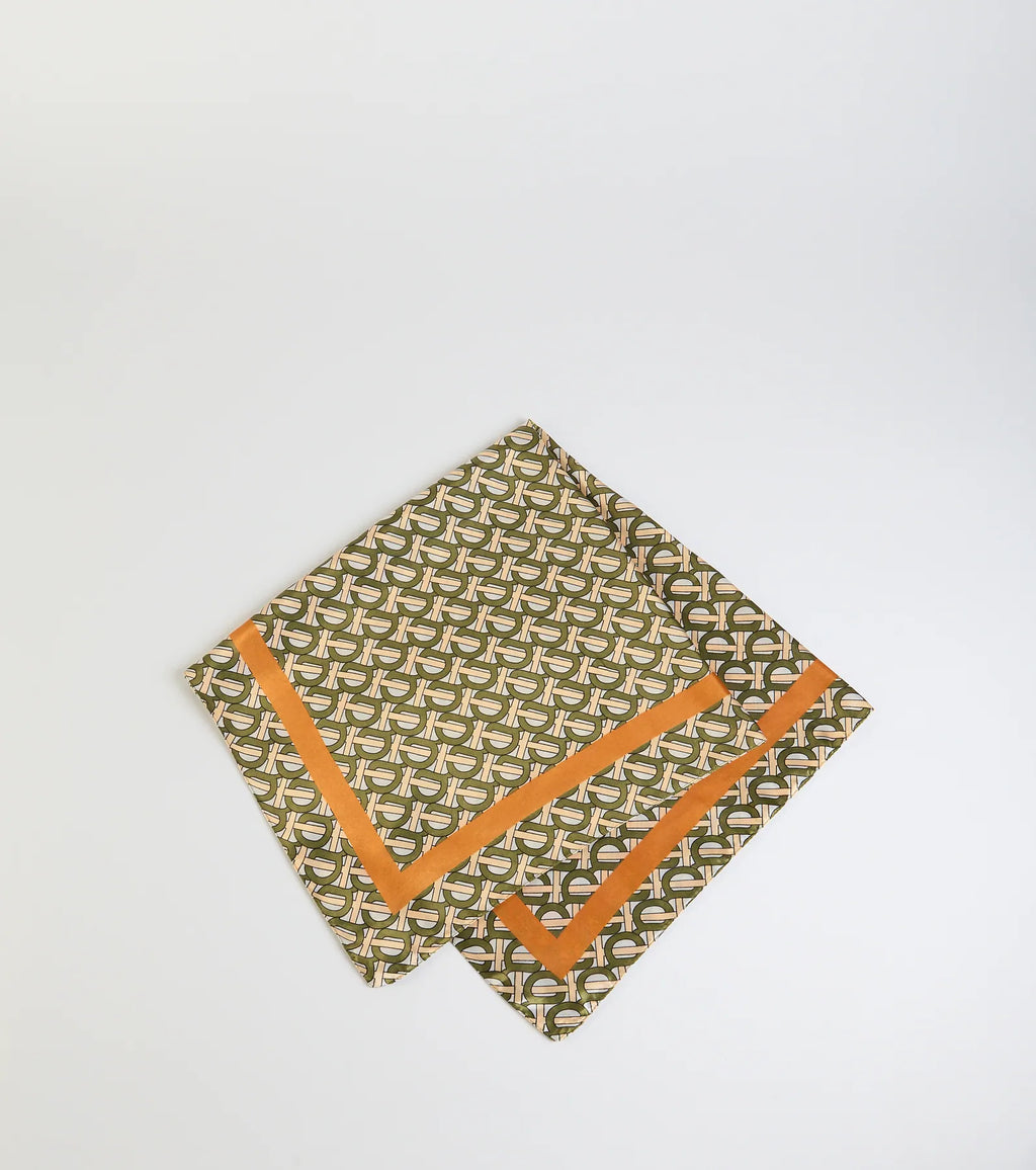 Luxe Flair Woven Loop Satin Scarf