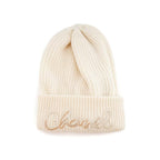 Chanel  Men's And Women's Fall/winter Fashion Casual Solid Color Knit Logo Thick Beanie Hat  Accessories #79339