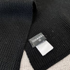 Chanel Cashmere Knit Hat Gloves Scarf #96642