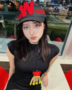 Walter Van Beirendonck Walter Van Beirendonck Rainbow Alien Stereo Baseball Cap W Letter Embroidered Duck Hat Accessories Ngvp #2412