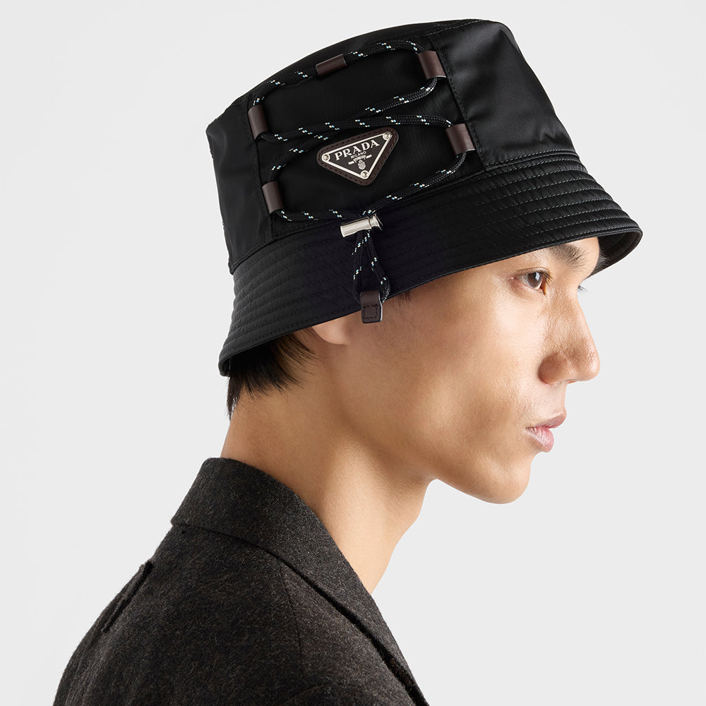 Prada Amber Prada Speedrock Re-nylon Bucket Hat #336740