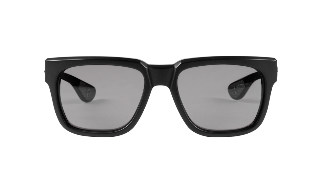 Box officer Sunglasses with Silver Dagger Dark Grey CHRM0944