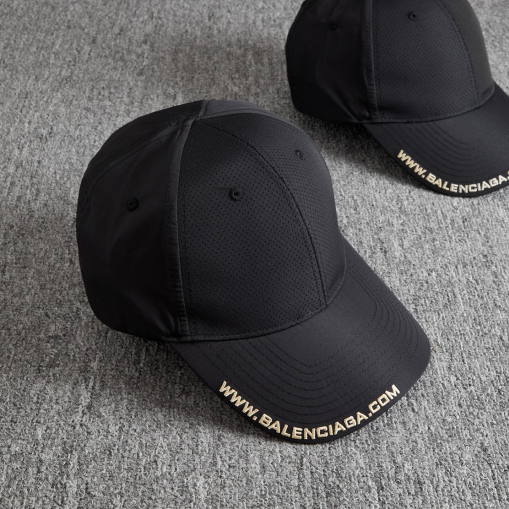 Balenciaga Men's Women's Cap Top Logo Embroidery Mesh Solid Color Duck Tongue Cap Casual Hat Average Size Adjustable  Accessories #81337