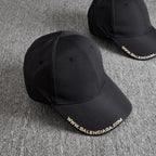 Balenciaga Men's Women's Cap Top Logo Embroidery Mesh Solid Color Duck Tongue Cap Casual Hat Average Size Adjustable  Accessories #81337