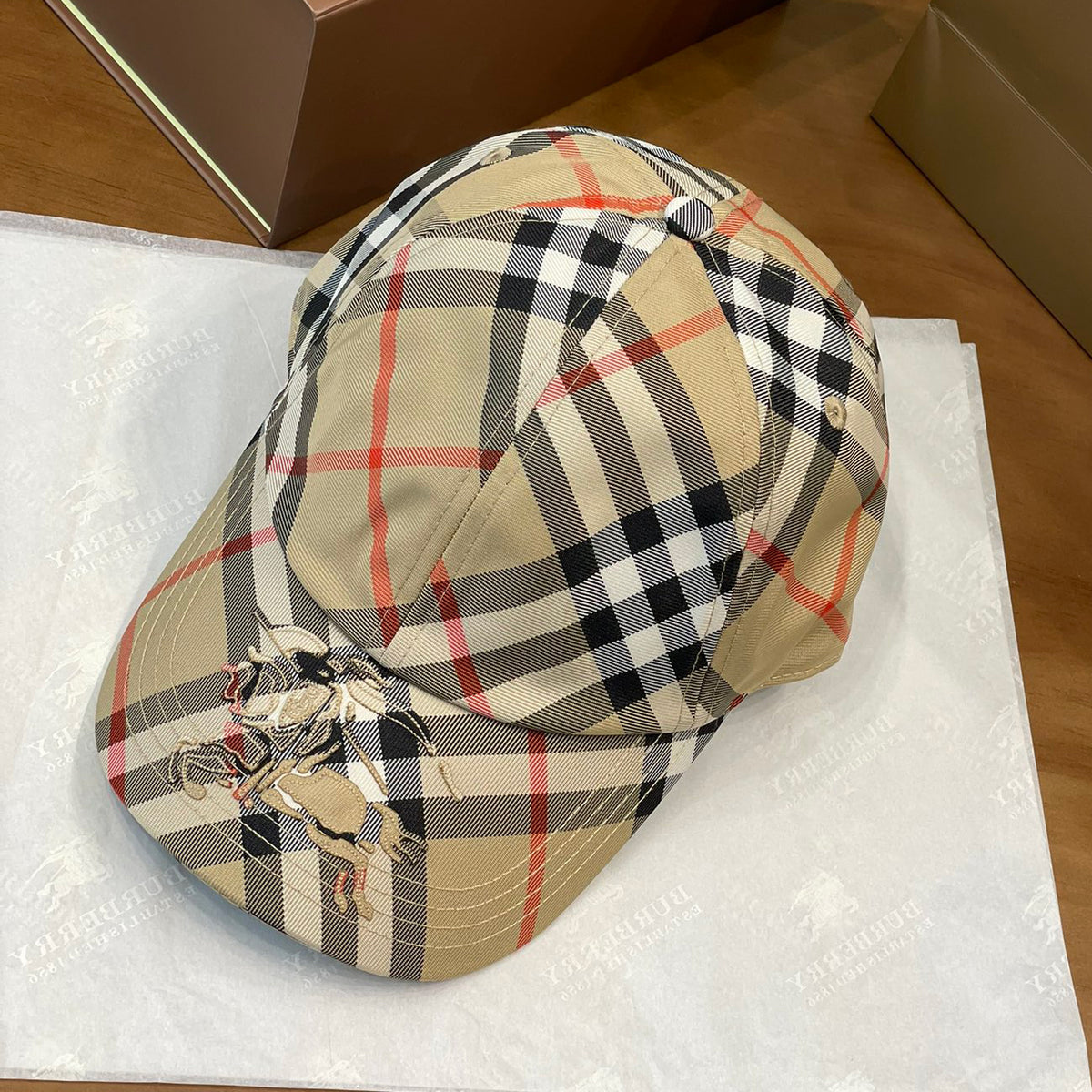 Burberry Men's And Women's  Spring/Fall Fashion Casual Classic Plaid Baseball Cap & Fisherman Hat Hat Accessories #78724