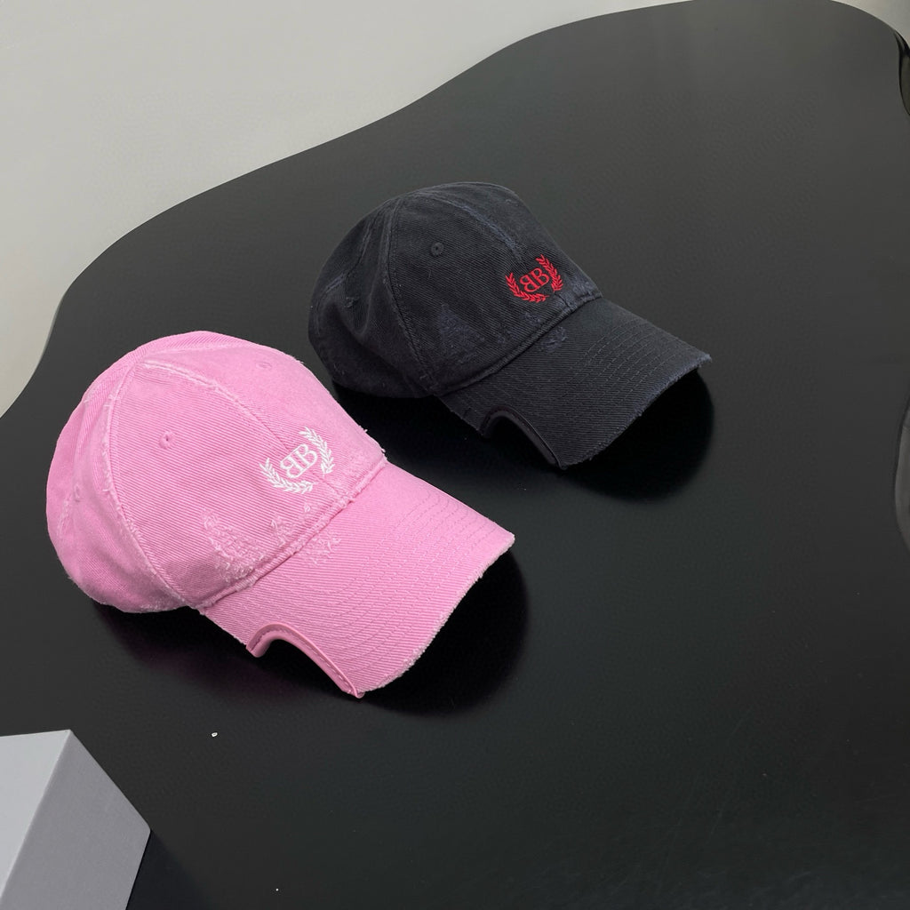 Balenciaga Men's and Women's Solid Colours Embroidery Patterns Prints Personalised Designs Cowboy Baseball Cap Hat #76883