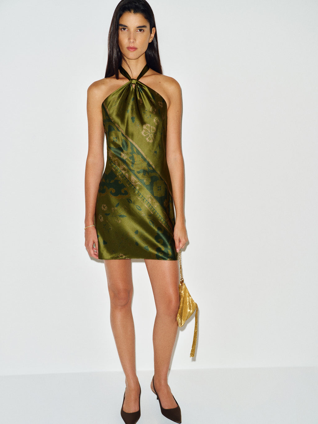 Opaline Silk Dress