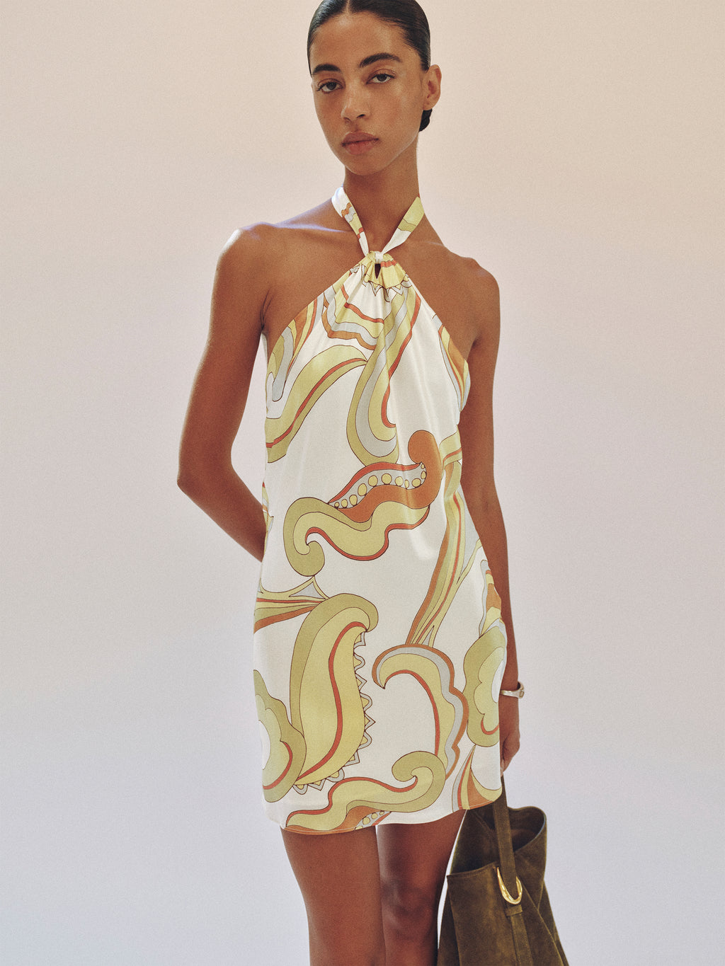 Opaline Silk Dress