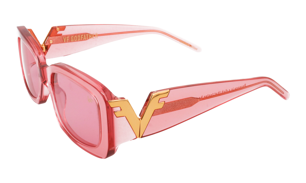 Godfather Neon Limited Edition Acetate Neon Pink Translucent GDGD2 0010 52A8