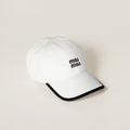 MiuMiu Men's and Women's Colorblocking Embroidered Lettered Duck Hat Cap #76438