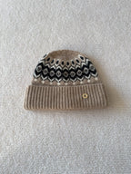 Loro Piana Vintage Jacquard Cashmere Hat #336663