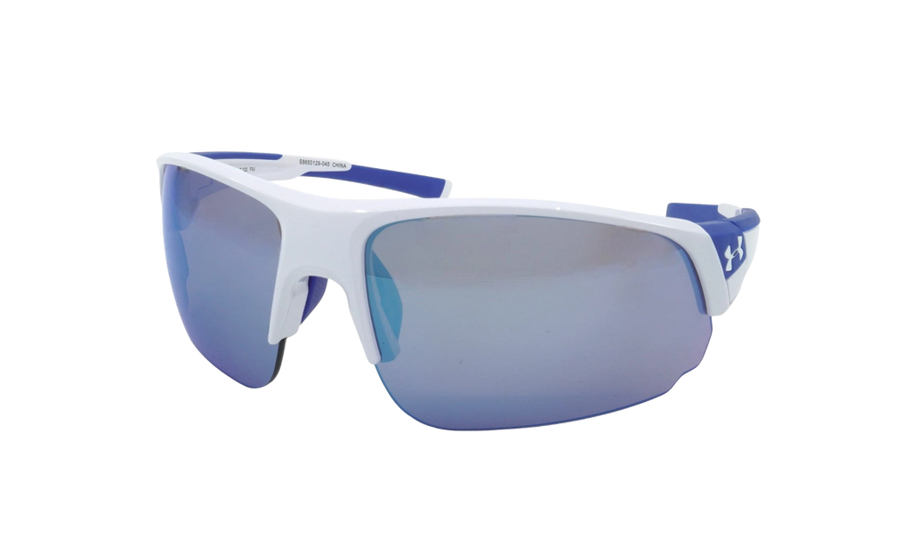 Changeup Dual Sunglasses Gray Mirror - Shiny White / Royal Blue S8650129 045