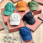 Loro Piana Men's Solid Color Letter Logo Embroidery Cotton Couple Style Duck Cap Hats #71494