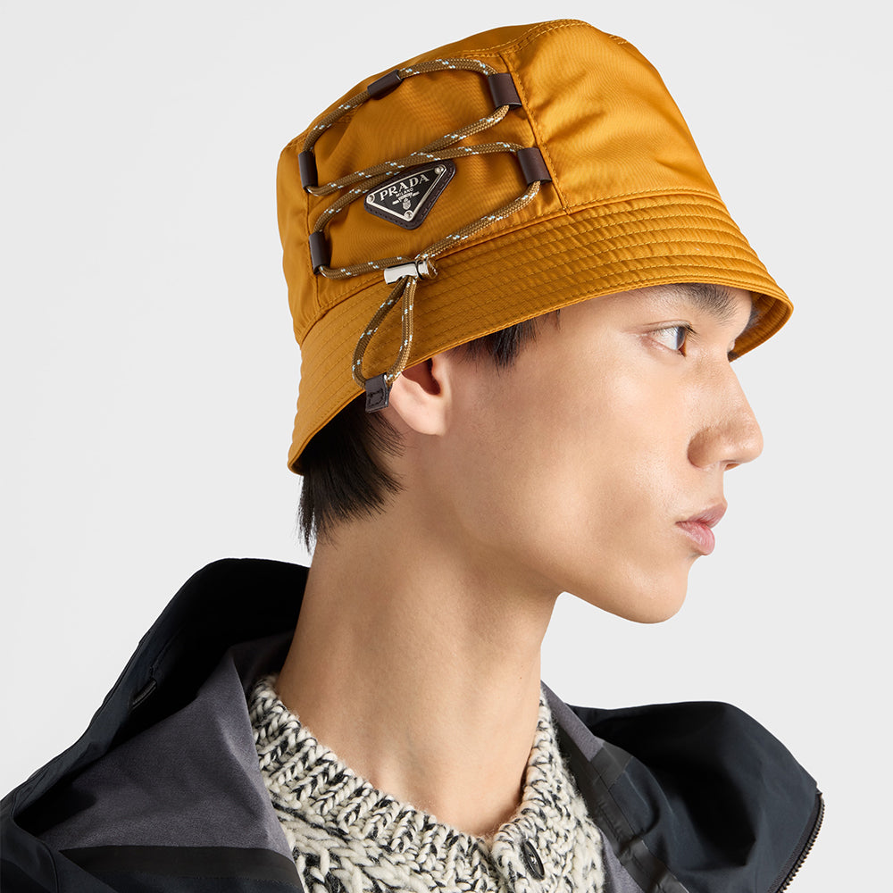 Prada Amber Prada Speedrock Re-nylon Bucket Hat #336740