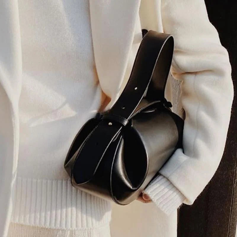 Sculptural Round Shoulder Bag