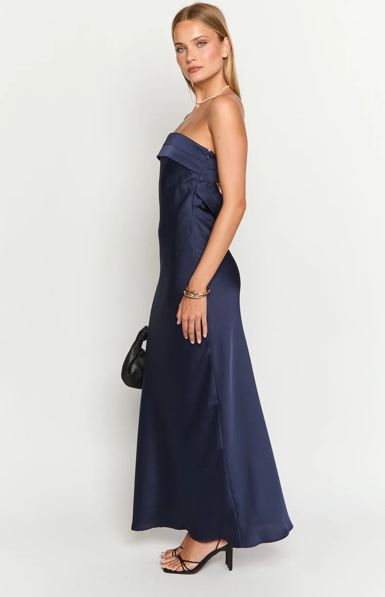 Maiah Navy Maxi Dress