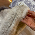 Dior Mink Knitted Patchwork Fur Ball Fur Hat #334275