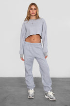 DOVE PLUS SIZE Plush Fleece High Waist Sweatpants