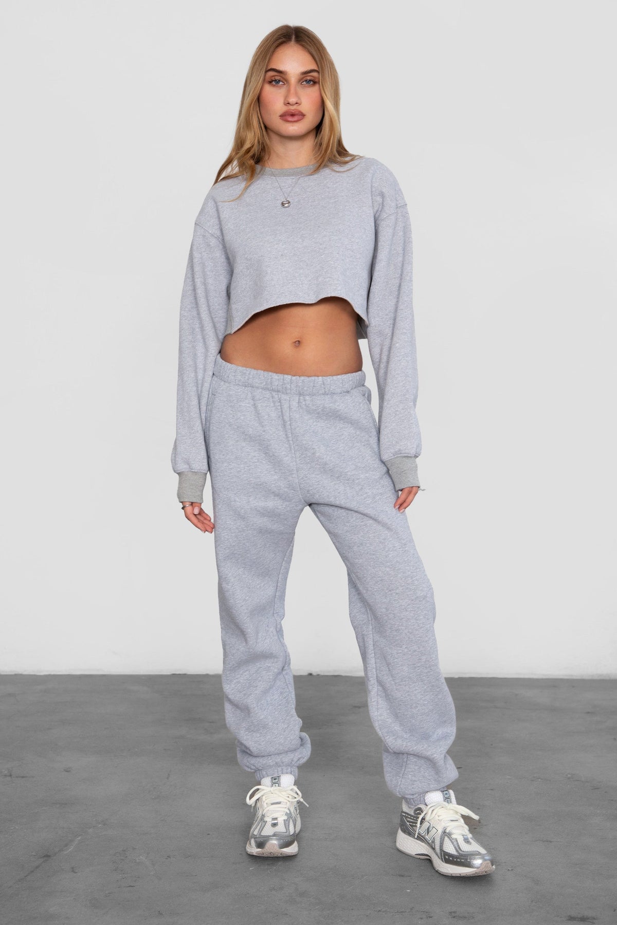 DOVE PLUS SIZE Plush Fleece High Waist Sweatpants