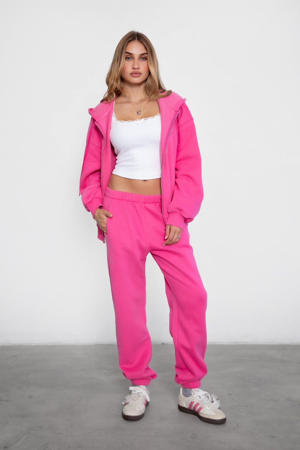 DOVE PLUS SIZE Plush Fleece High Waist Sweatpants