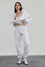 DOVE PLUS SIZE Plush Fleece High Waist Sweatpants