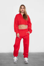 DOVE PLUS SIZE Plush Fleece High Waist Sweatpants