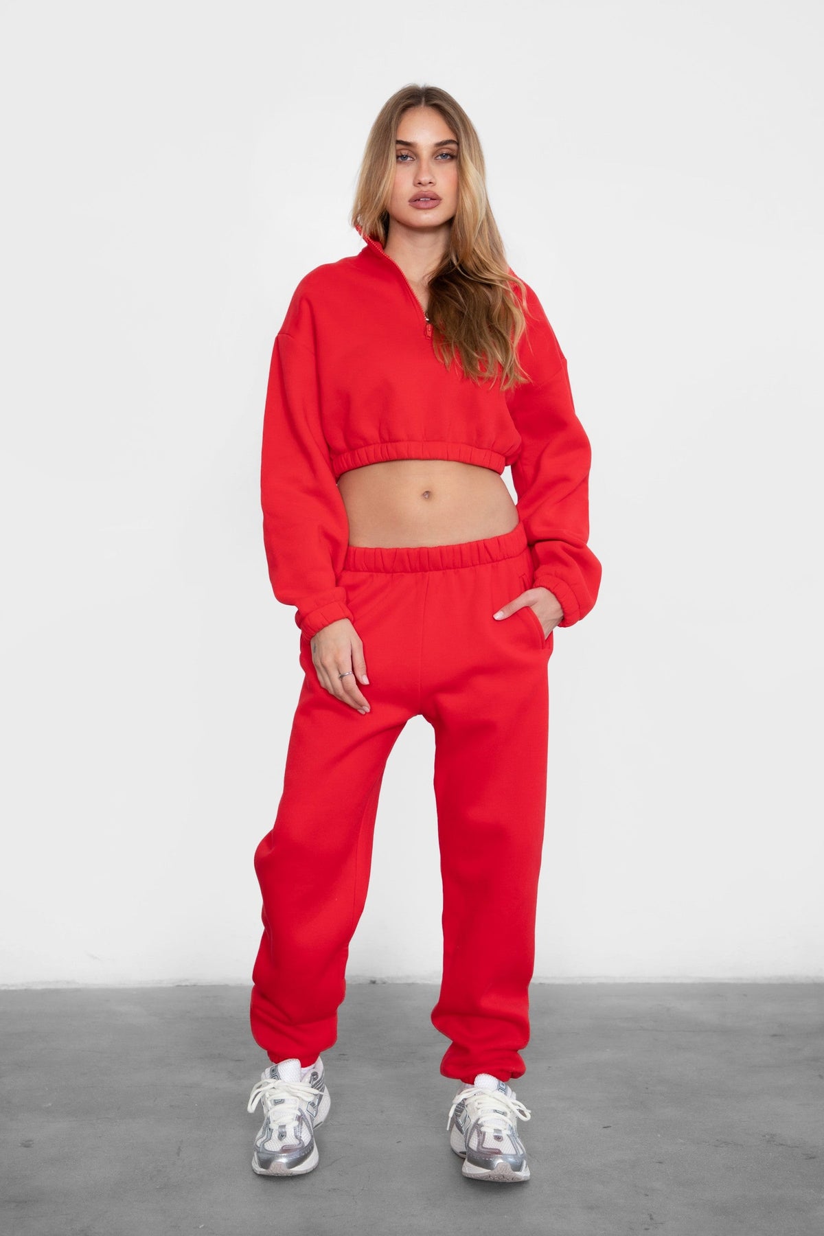 DOVE PLUS SIZE Plush Fleece High Waist Sweatpants