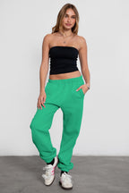 DOVE PLUS SIZE Plush Fleece High Waist Sweatpants