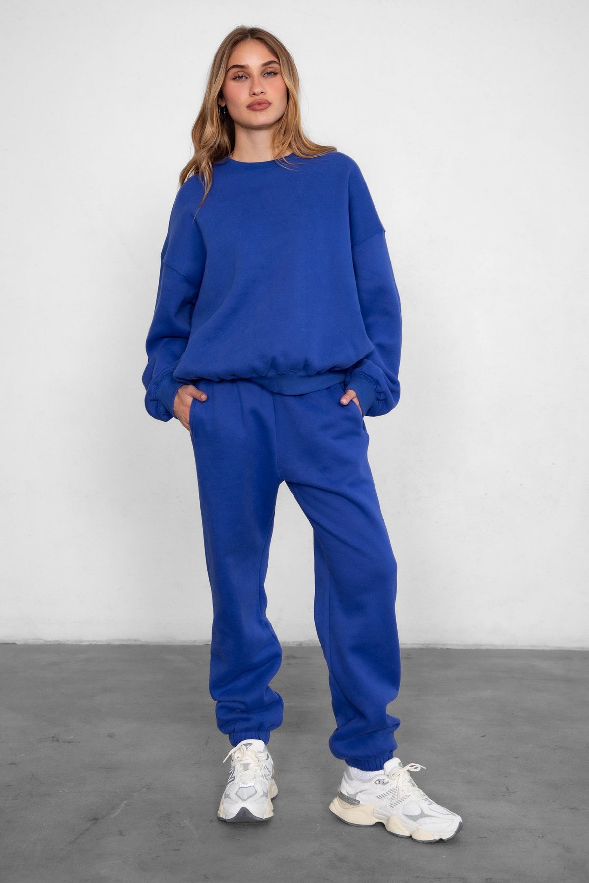 DOVE PLUS SIZE Plush Fleece High Waist Sweatpants