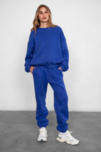 DOVE PLUS SIZE Plush Fleece High Waist Sweatpants