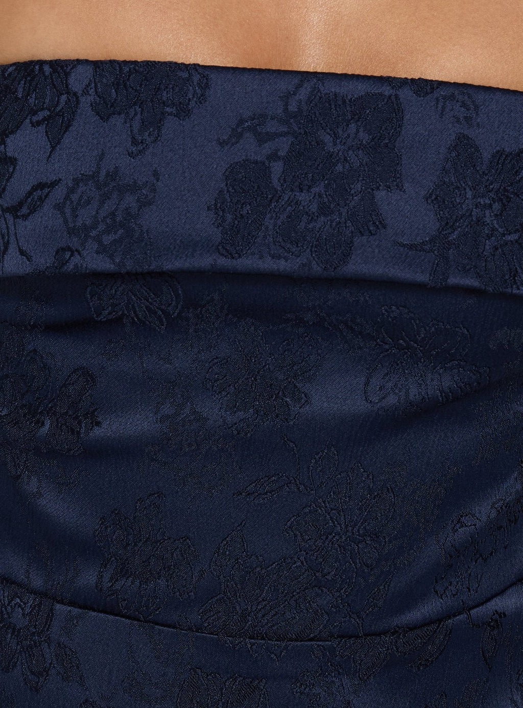 Dakhoda Strapless Mini Dress Navy