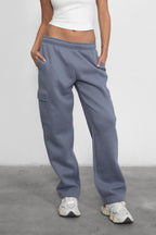 Hana Plush Fleece Cargo Pants